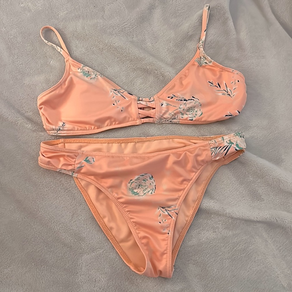 Roxy girls 2 piece swim suit